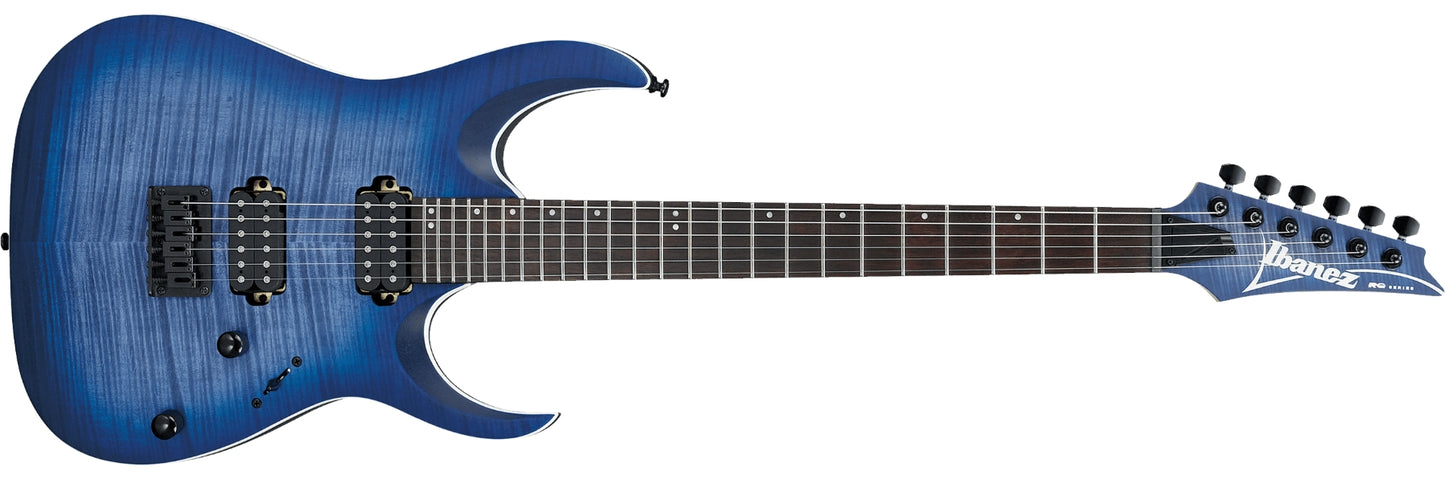 Ibanez RGA42FM Electric Guitar in Blue Lagoon Burst Flat