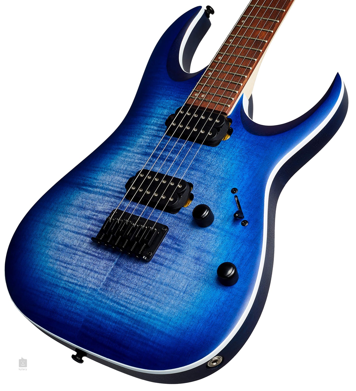 Ibanez RGA42FM Electric Guitar in Blue Lagoon Burst Flat