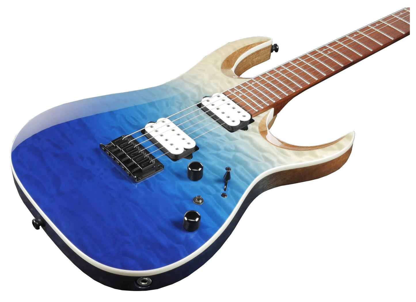 Ibanez High Performance RGA42HPTQM electric guitar in Blue Iceberg Gradation