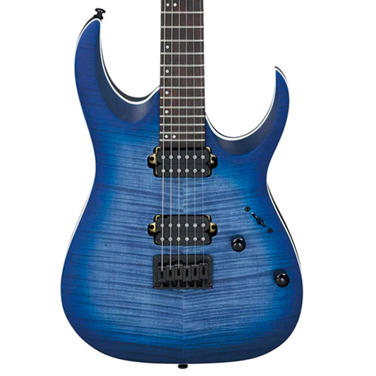 Ibanez RGA42FM Electric Guitar in Blue Lagoon Burst Flat