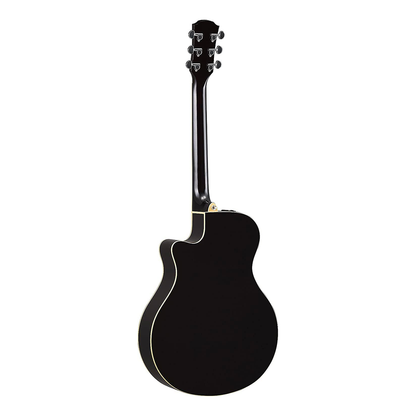 Yamaha APX600 BL Thin-line Cutaway 6-String RH Acoustic Electric Guitar