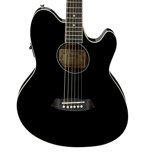 Ibanez Talman TCY10E Acoustic-Electric Guitar - Black