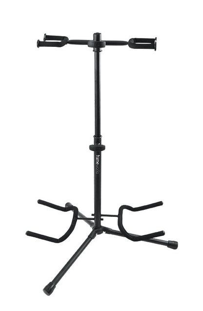 Frameworks Double Guitar Stand with Heavy Duty Tubing and Instrument Finish Friendly Rubber Padding