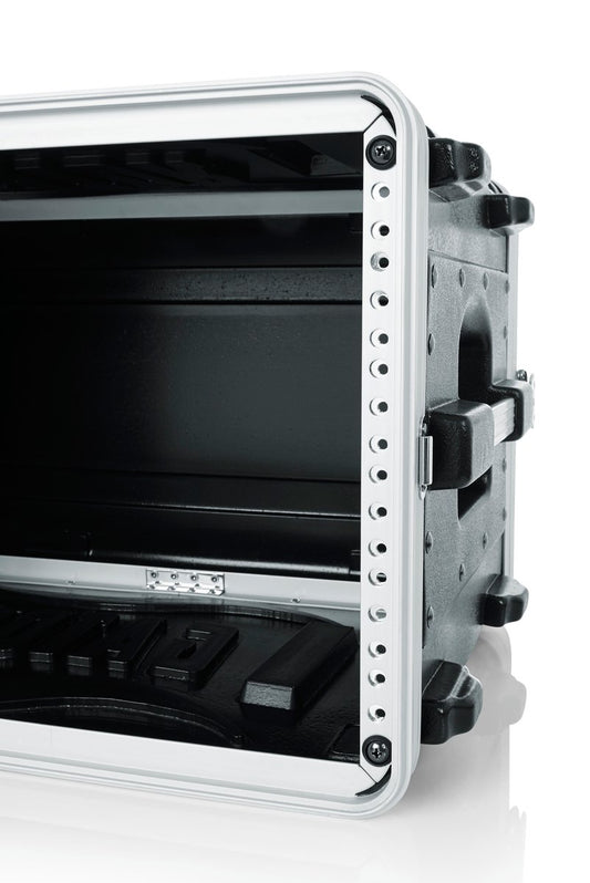Molded PE Rack Case; Front, Rear Rails; 6U; 14.25" Deep