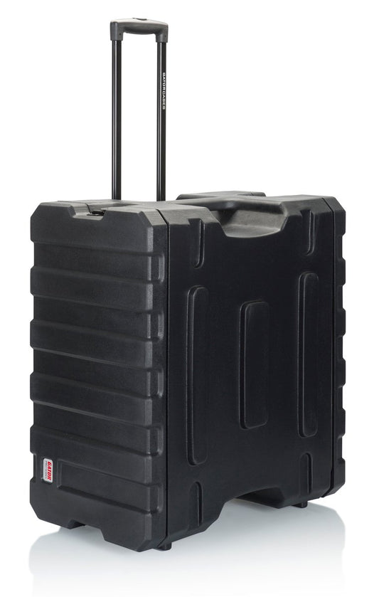 Pro-Series Molded Mil-Grade PE Rack Case; 6U, 19" Deep; w/ Handle & Wheels