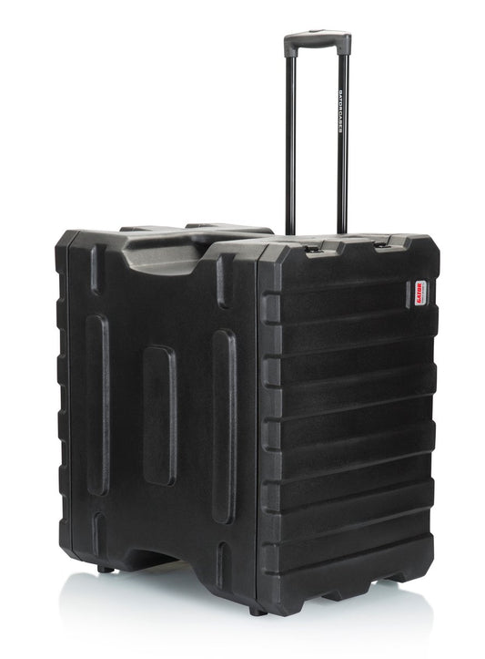 Pro-Series Molded Mil-Grade PE Rack Case; 8U, 19" Deep; w/ Handle & Wheels