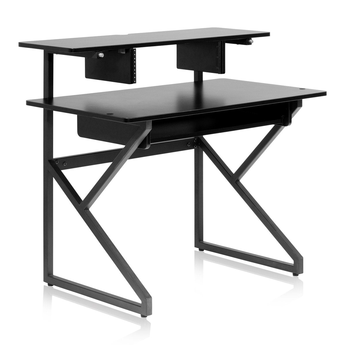 Content Creator Furniture Series Main Desk in Black Finish