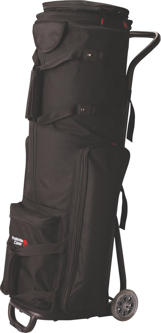 Drum Hardware Bag w/ Steel Frame & 100 Pound Capacity In-Line Wheels