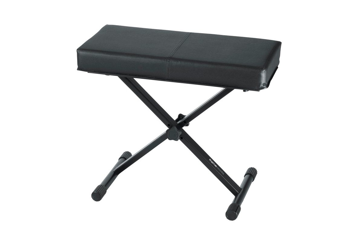 Frameworks standard black keyboard bench with deluxe seat