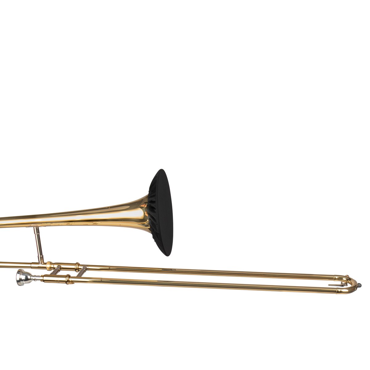Double-Layer Wind Instrument Cover for Bell Sizes Ranging from 7 to 8.75-Inches (Black Color)