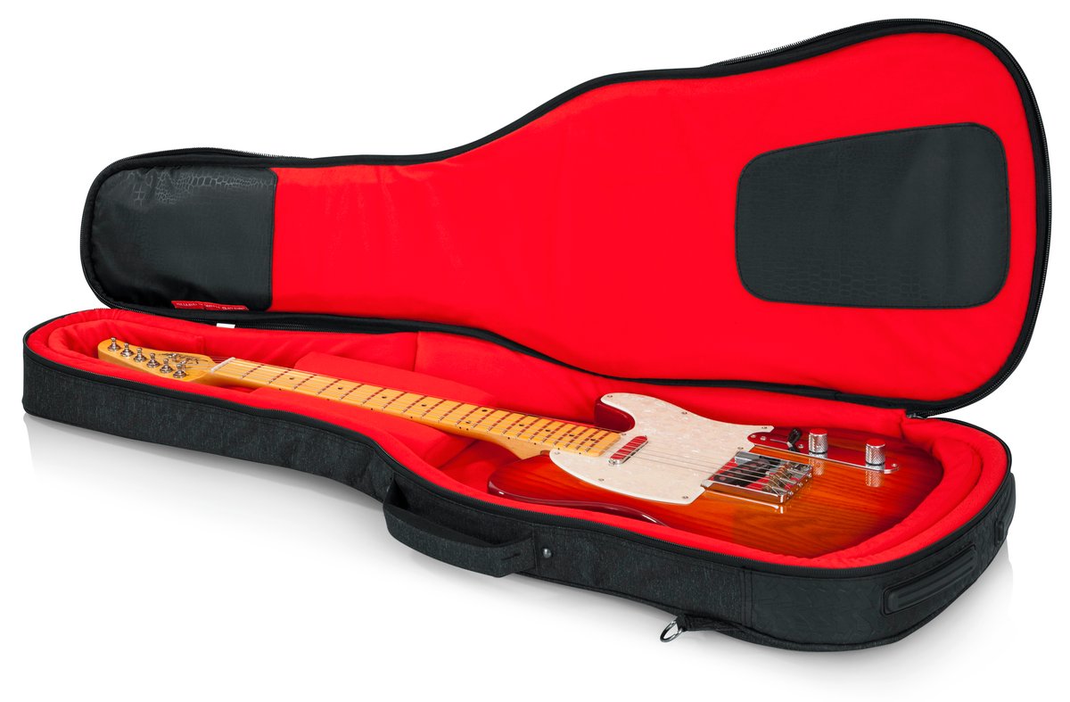 Transit Series Electric Guitar Gig Bag with Charcoal Black Exterior