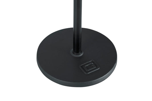Frameworks Roundbase Mic Stand with Deluxe One-Handed Clutch and 10" Base