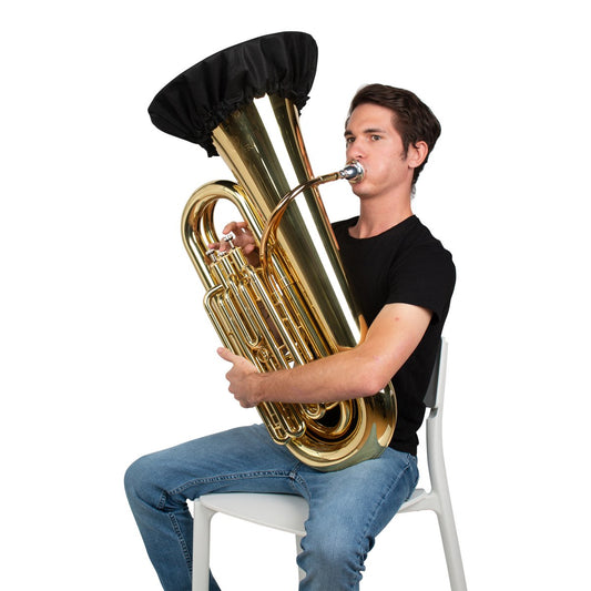 Wind Instrument Double-Layer Cover for Bell Sizes Ranging from 14 to 15-Inches – Black Color