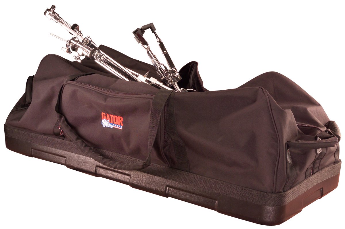 Drum Hardware Bag; 14" X 36"; w/ Wheels & Molded Reinforced Bottom