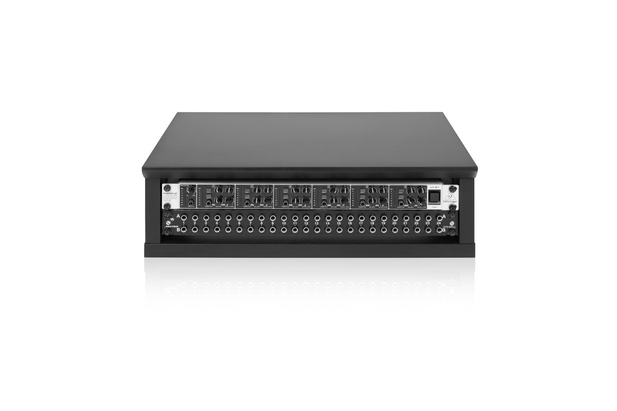 Elite Furniture Series 2U Desktop Studio Rack in Standard Black Finish