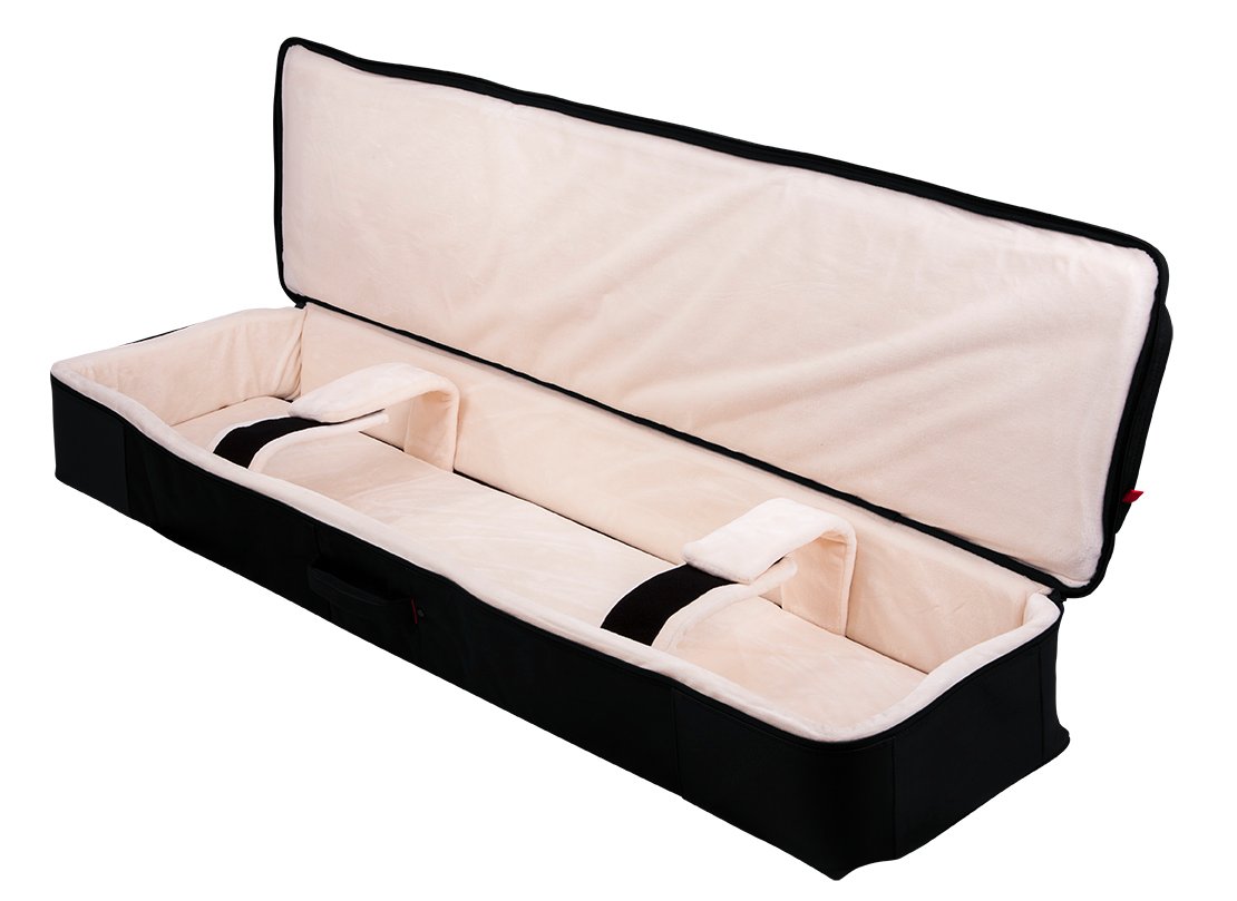 Pro-Go Series Slim Extra Long 88-note Keyboard Bag with Micro Fleece Interior and Removable Backpack Straps