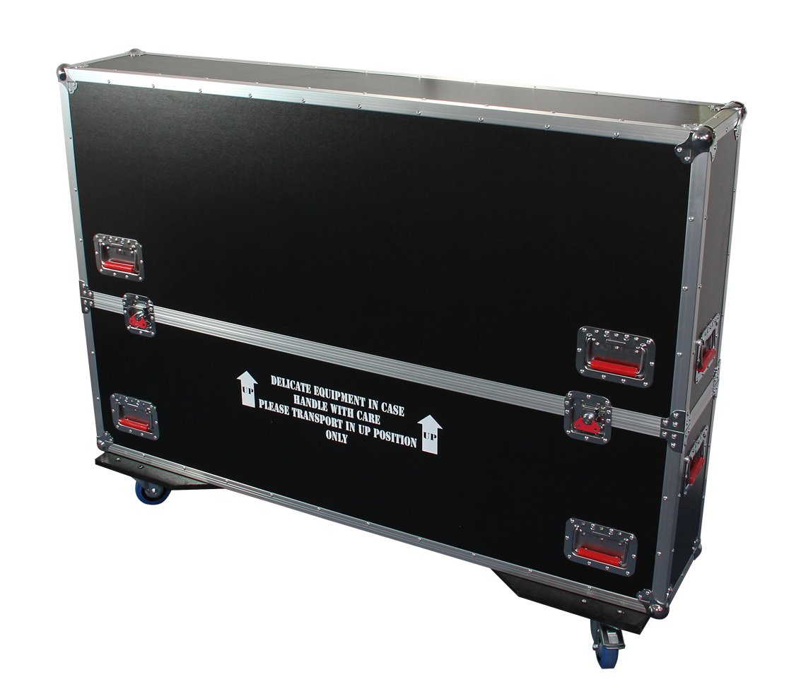 G-TOUR case designed to easily adjust and fit most LCD, LED or plasma screens in the 50" to 55" class. Interior dims 55 X 6.3 X 35