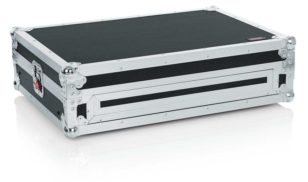 G-TOUR Road Case Custom Fit for Roland DJ-808 Controller with Sliding Laptop Platform