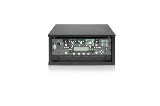 Elite Furniture Series 4U Desktop Studio Rack in Standard Black Finish