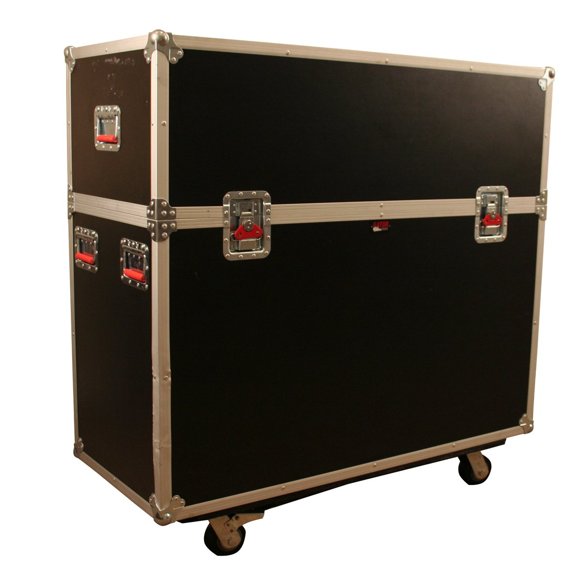 ATA Wood Flight Case w/ Hydraulic LCD Lift & Casters; Fits LCD & Plasma Screens Up to 65"