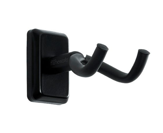 Frameworks Wall Mounted Guitar Hanger with Black Mounting Plate
