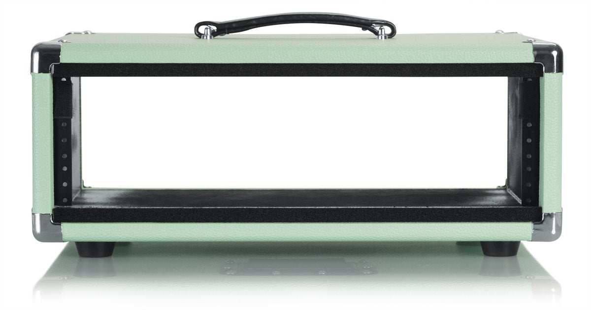 Vintage Amp Vibe Rack Case – 3U Seafoam Green