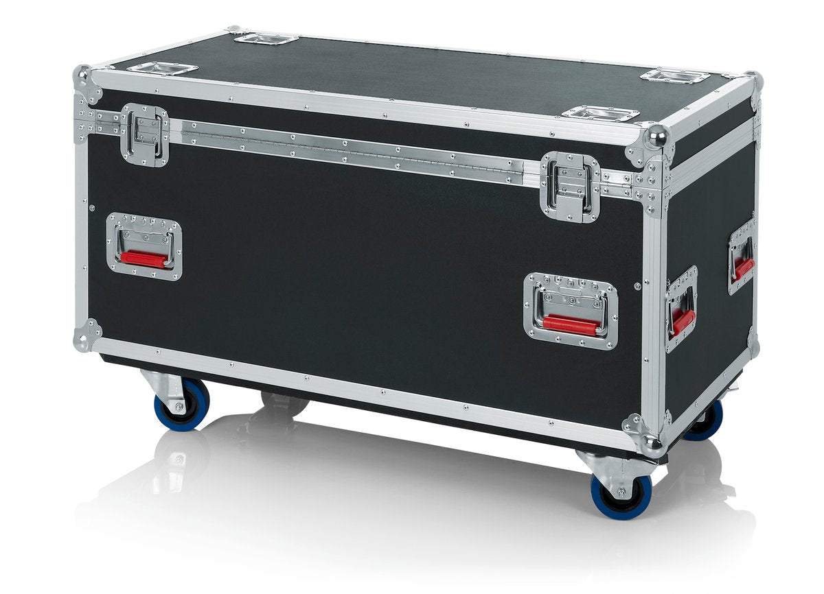 Truck Pack Utility ATA Flight Case; 45” x 22” x 27” Exterior Before Casters; 12mm Wood Construction, Dividers and Lift-Out Trays