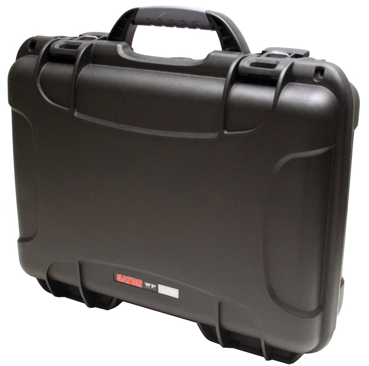 Black Waterproof Injection molded case, with interior dimensions of 13.2" x 9.2" x 3.8". NO FOAM
