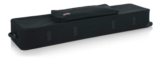 Rigid Lightweight Case w/ Wheels for Slim, Extra long 88-Note Keyboards