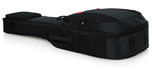 Pro-Go Series Acoustic Guitar Bag with Micro Fleece Interior and Removable Backpack Straps