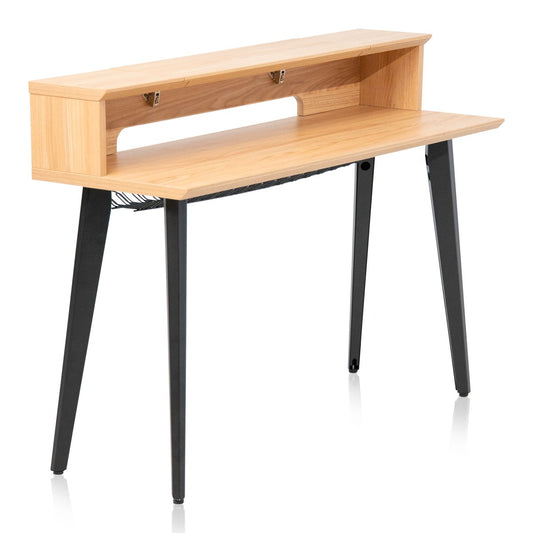 Elite Furniture Series 61-Note Keyboard Table in Natural Maple Matte Finish