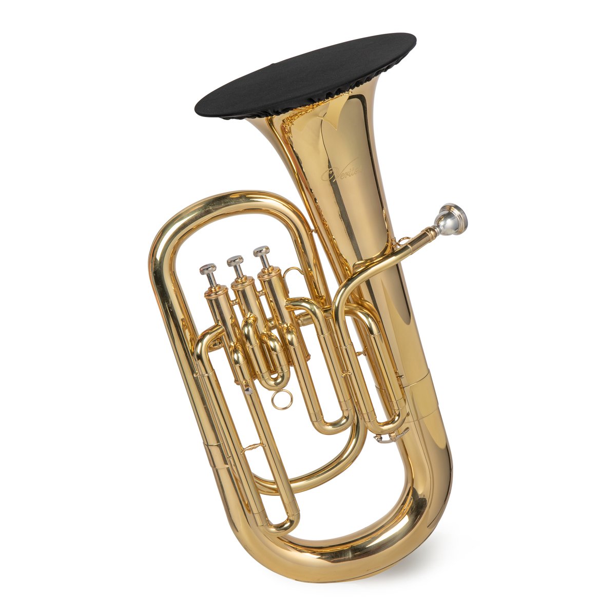 Double-Layer Wind Instrument Cover for Bell Sizes Ranging from 9 to 11-Inches (Black Color)