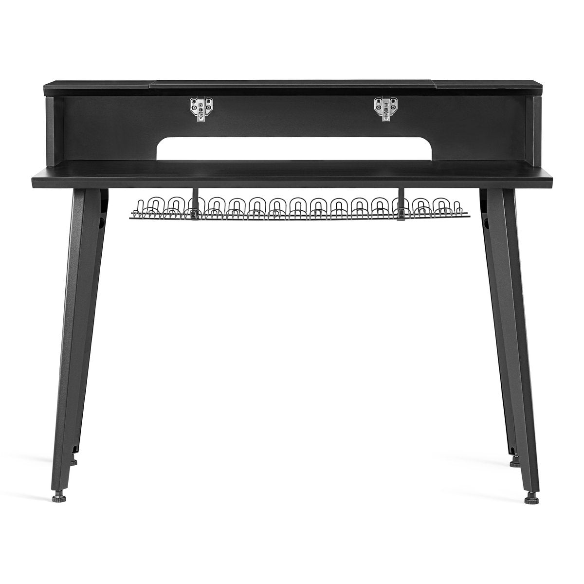 Elite Furniture Series 61-Note Keyboard Table in Standard Black Finish
