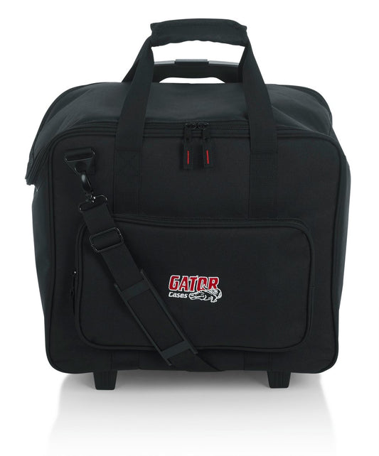 Wheeled, Lightweight Tote Bag Designed to Fit Up to Four (4) LED Style PAR Lights with Adjustable Dividers