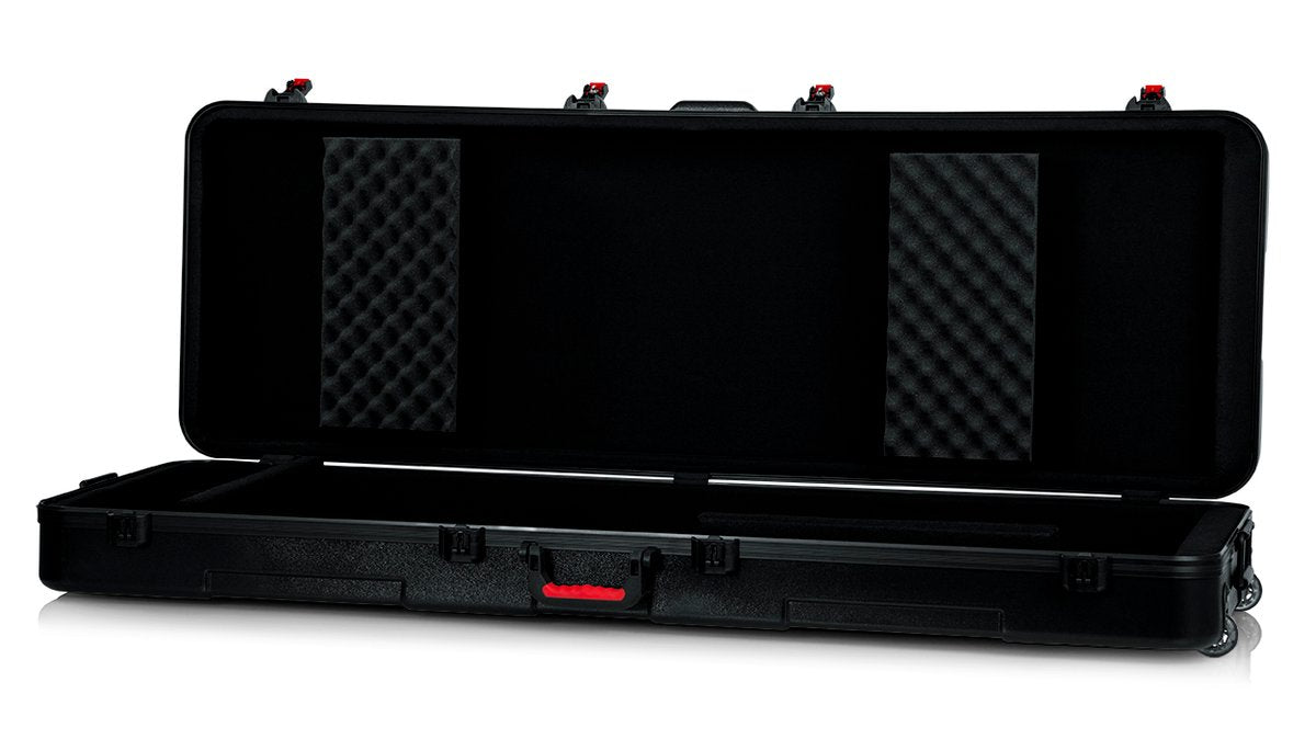 TSA Series ATA Molded Polyethylene Keyboard Case with Wheels for 88-note Keyboards