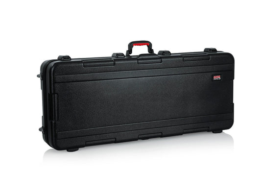 TSA Series ATA Molded Polyethylene Keyboard Case with Wheels for 61-note Keyboards