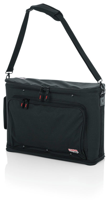2U Lightweight rack bag with aluminum frame and PE reinforcement