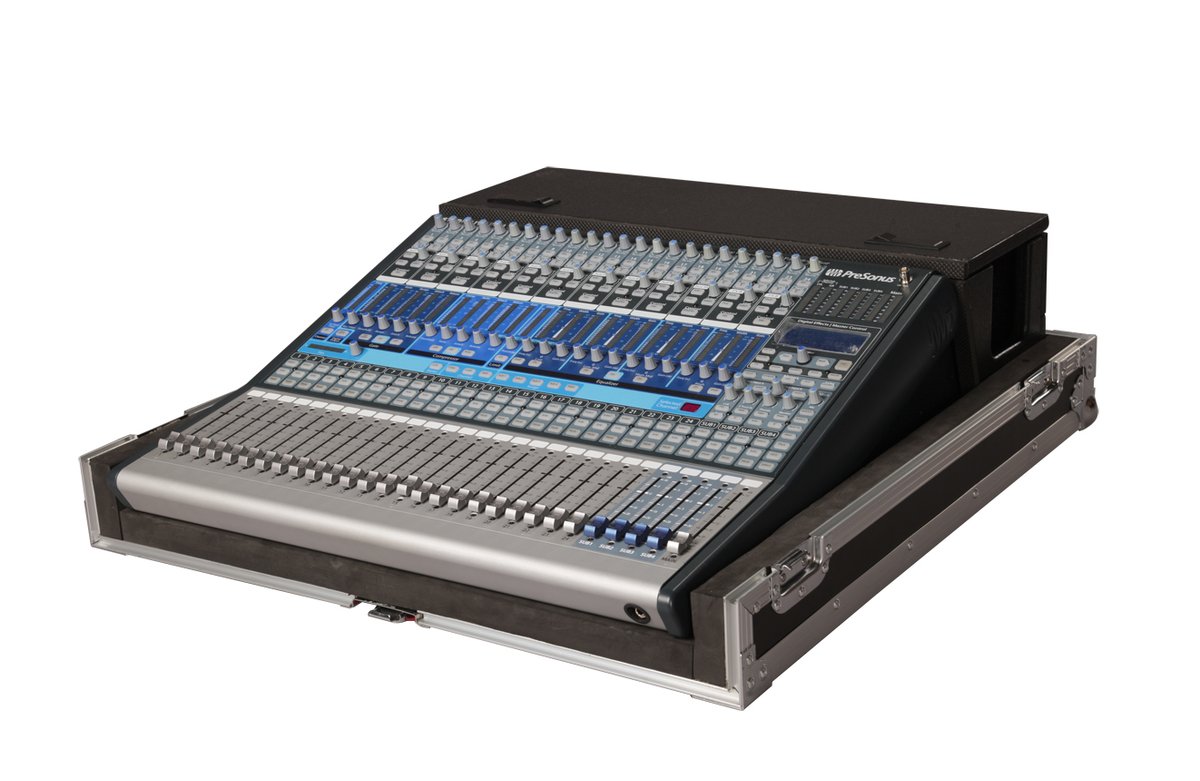 ATA Wood Flight Case for Presonus StudioLive 24.4.2 Mixing Console with Doghouse Design