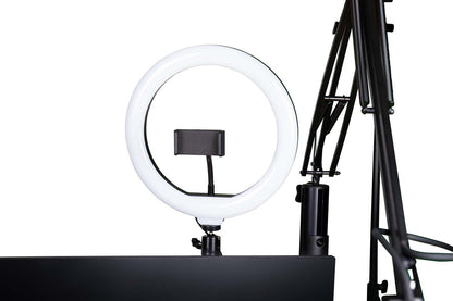 10”/254mm LED Ring Light Attachment with Smartphone Holder for Frameworks ID Series Creator Tree System