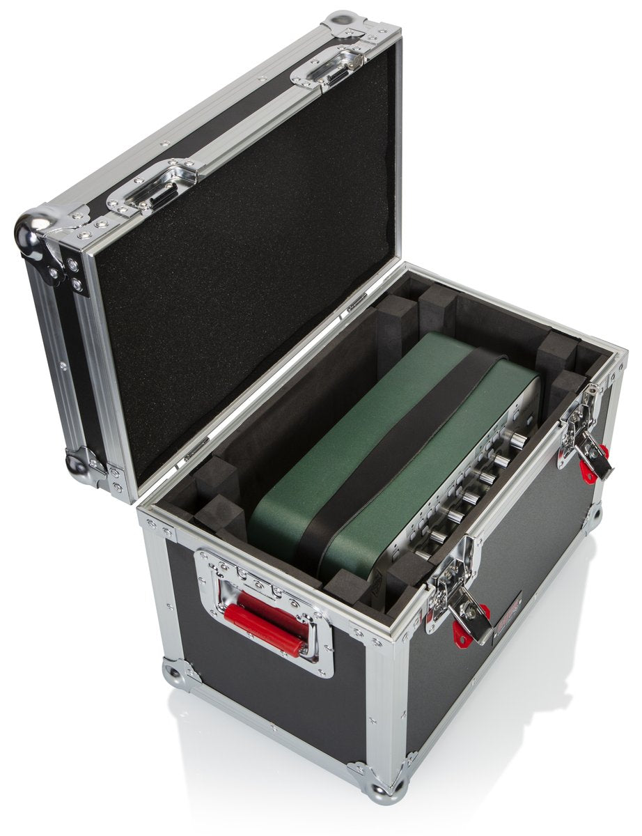 ATA Wood Flight Case for Medium Size 'Lunchbox' Style Amplifier Heads. Internal dims 17.5"x10"x10"