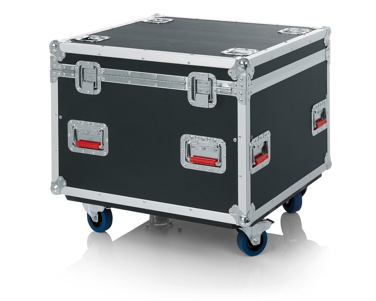 Truck Pack Utility ATA Flight Case; 30” x 30” x 27” Exterior Before Casters; 12mm Wood Construction, Dividers and Lift-Out Trays