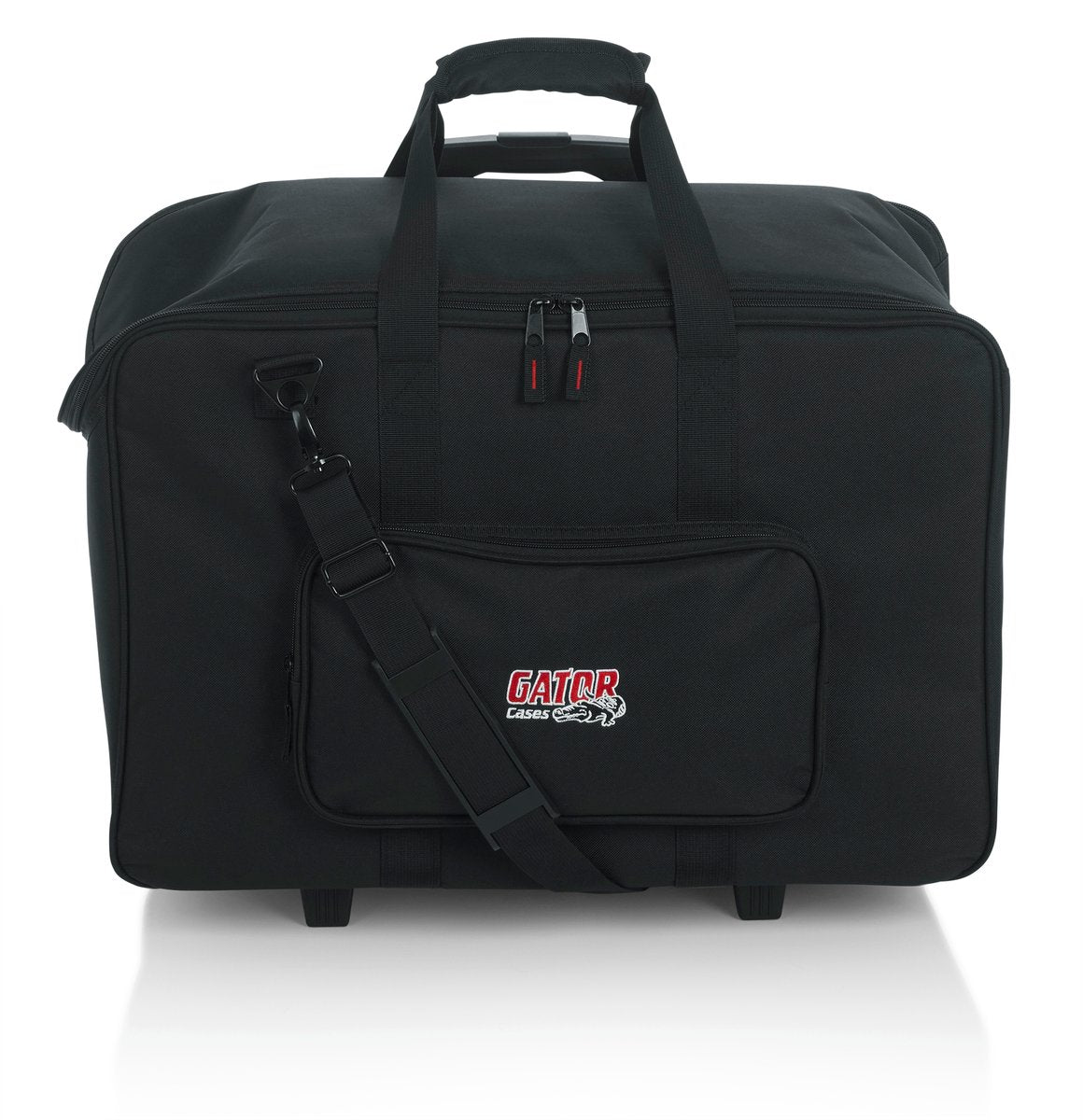 Wheeled, Lightweight Tote Bag Designed to Fit Up to Four (4) LED Style PAR Lights with Adjustable Dividers