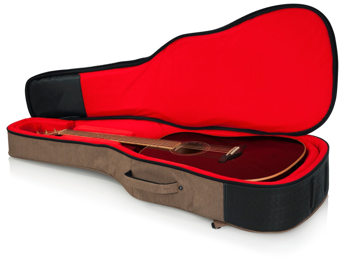 Transit Series Acoustic Guitar Gig Bag with Tan Exterior