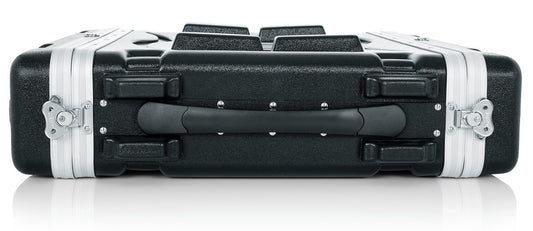 Molded PE Rack Case; Front, Rear Rails; 2U; 19" Deep; Locking