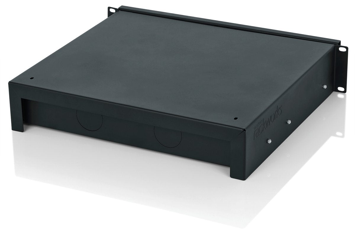 Gator Rackworks Rack Drawer; 14.2" Deep; Lockable; 2U