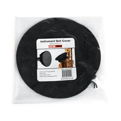 Wind Instrument Double-Layer Cover for Bell Sizes Ranging from 22 to 23-Inches – Black Color