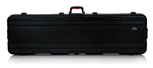 TSA Series ATA Molded Polyethylene Keyboard Case with Wheels for Slim Extra Long 88-note Keyboards