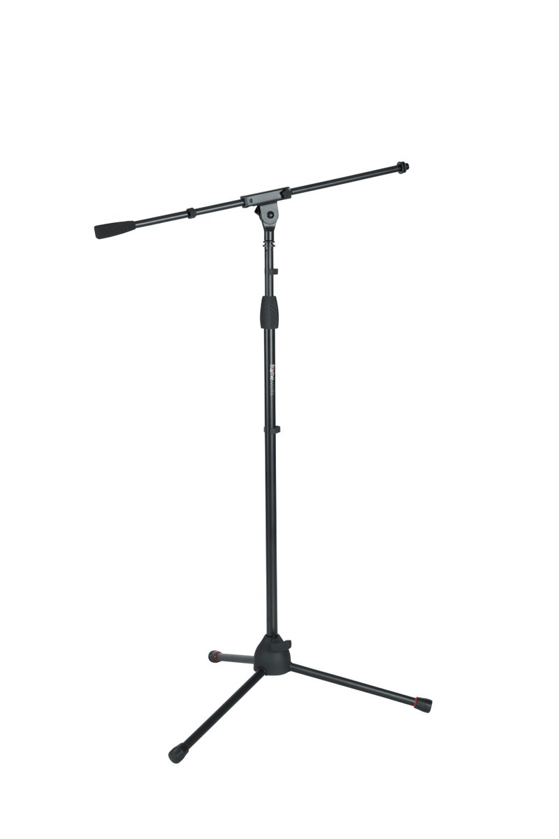 Frameworks Tripod Mic Stand with Single Section Boom and Deluxe One-Handed Clutch