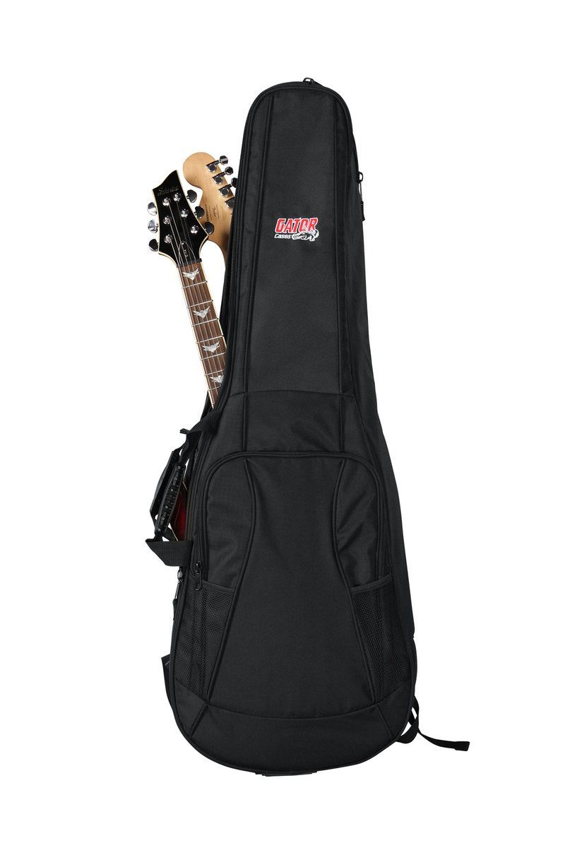 4G Style gig bag for 2 electric guitars with adjustable backpack straps