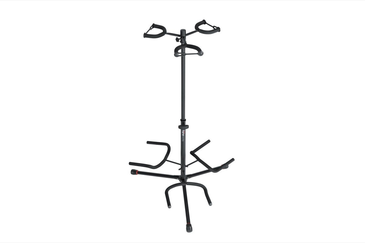 Frameworks Triple Guitar Stand with Heavy Duty Tubing and Instrument Finish Friendly Rubber Padding